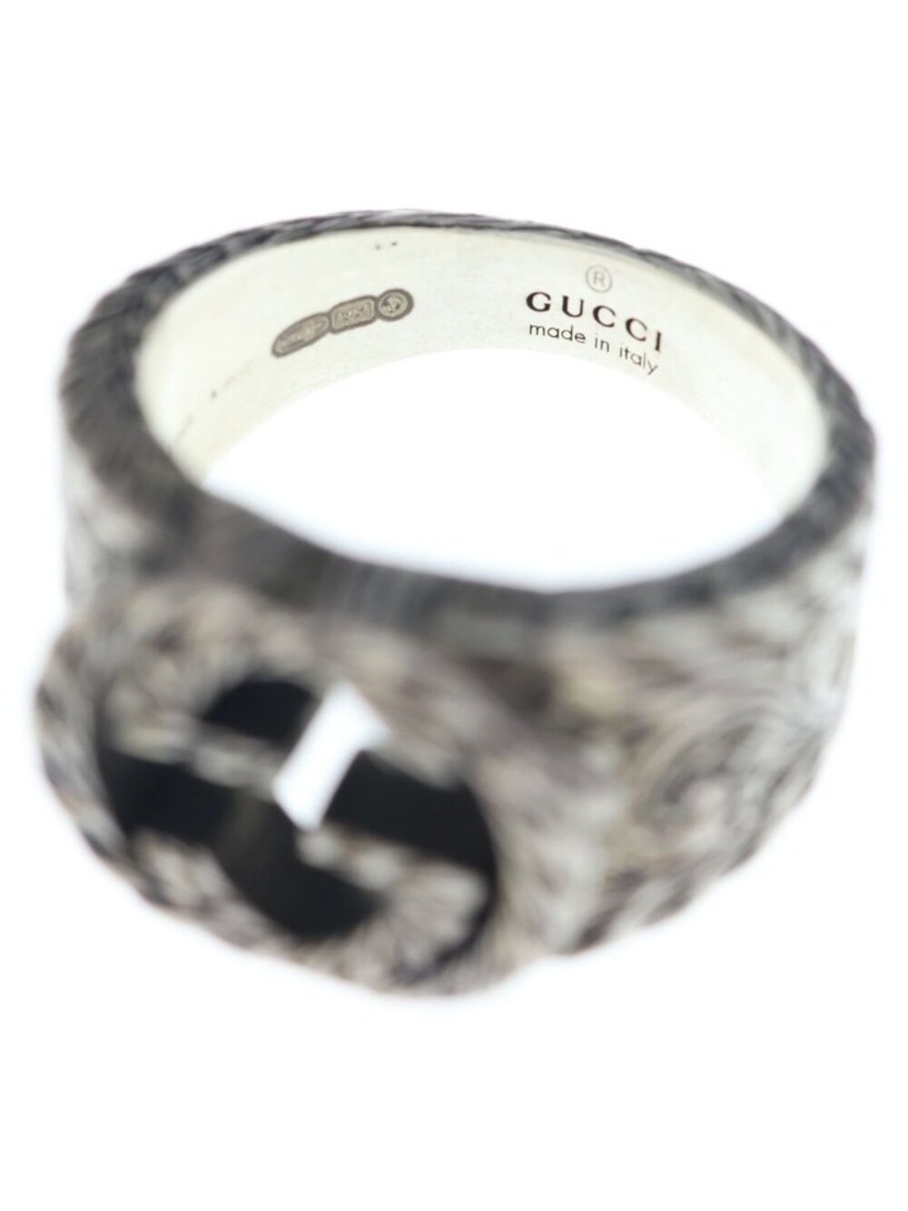 Gucci Interlocking Ring Silver - Picture 6 of 8